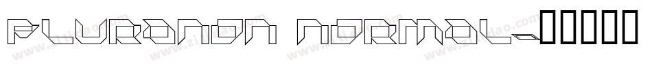Pluranon Normal字体转换